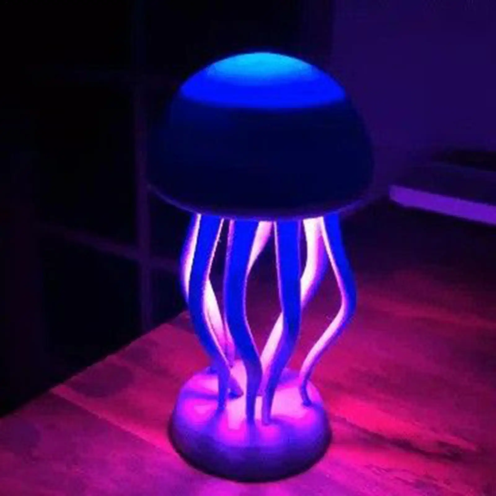 Quallen-Lampe, leuchtendes Wasserleben, Dekoration, intelligente Touch-Steuerung, dekoratives Nachtlicht für Weihnachten, Schlafzimmer, Kinderzimmer, Party