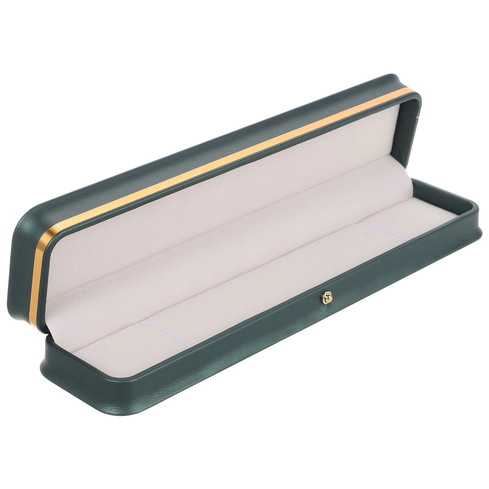 

Роскошная шкатулка для драгоценностей с золотым краем, мягкая подкладка, органайзер для хранения ожерелий, браслетов, подвесок, витрина для ювелирных изделий