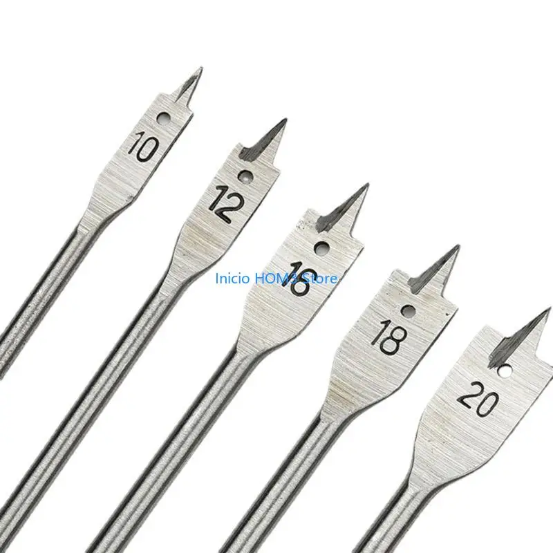 A5YD Professional Woodworking Drill Bits Set Featuring Reinforced Double Blade Design And Accuracy Ground Surfaces