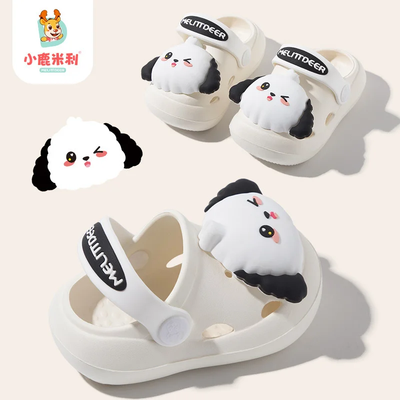 

Garden Shoes Children's Hole Slipper Shoes Baby Korean Cartoon Sandals Boy Versatile Breathable Slippers Cool Summer