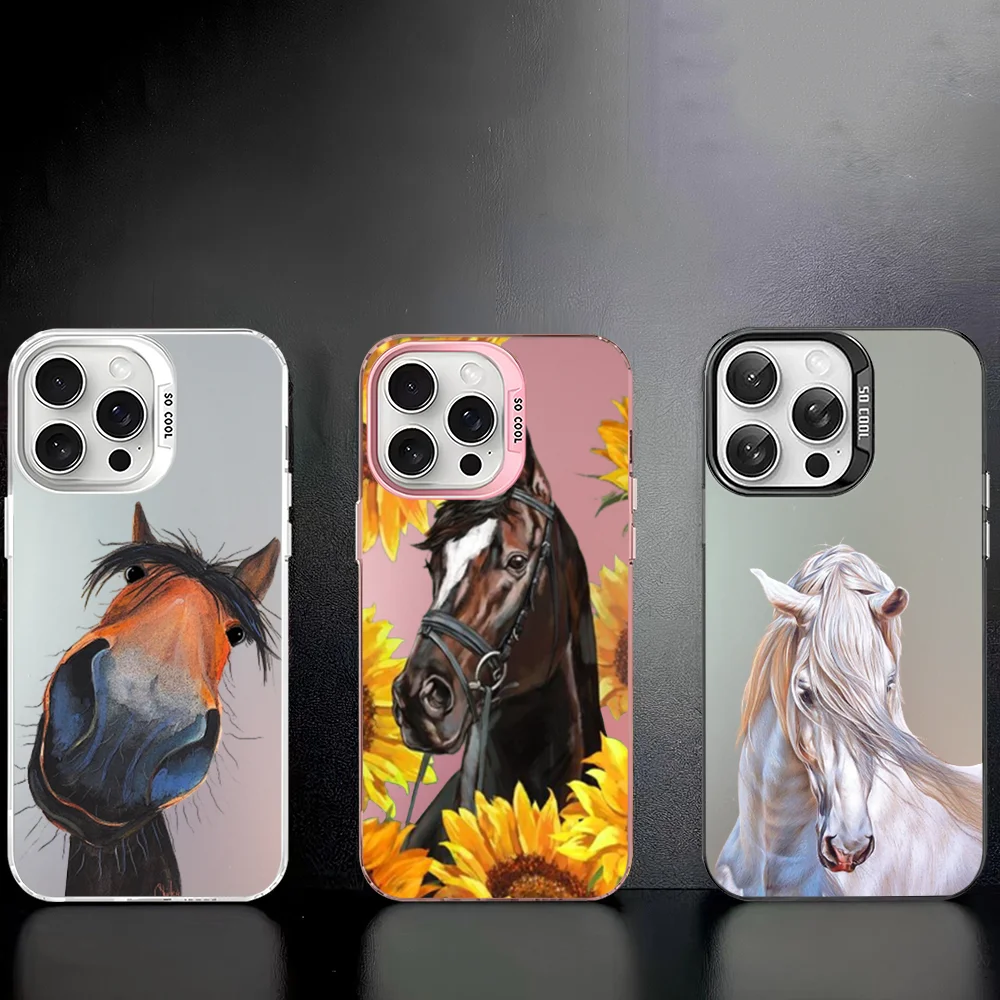 

Frederik The Great beauty horse Phone Case For iPhone 16 15 14 13 12 11 Pro Max X XR XSMAX 8 7 Plus Matte Shockproof Back Cover