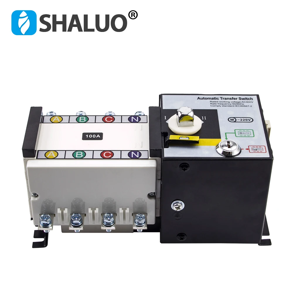 Interruptor de Transferência Automática do Poder Duplo Interruptor Tensão do Controle Gld800 4p 800a 4p Gerador do Ats C.a. 220v