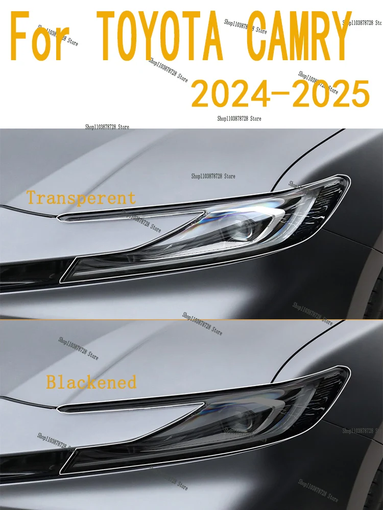 For TOYOTA CAMRY 2025 Headlight film car exterior modification scratch resistant invisible transparent TPU protective film