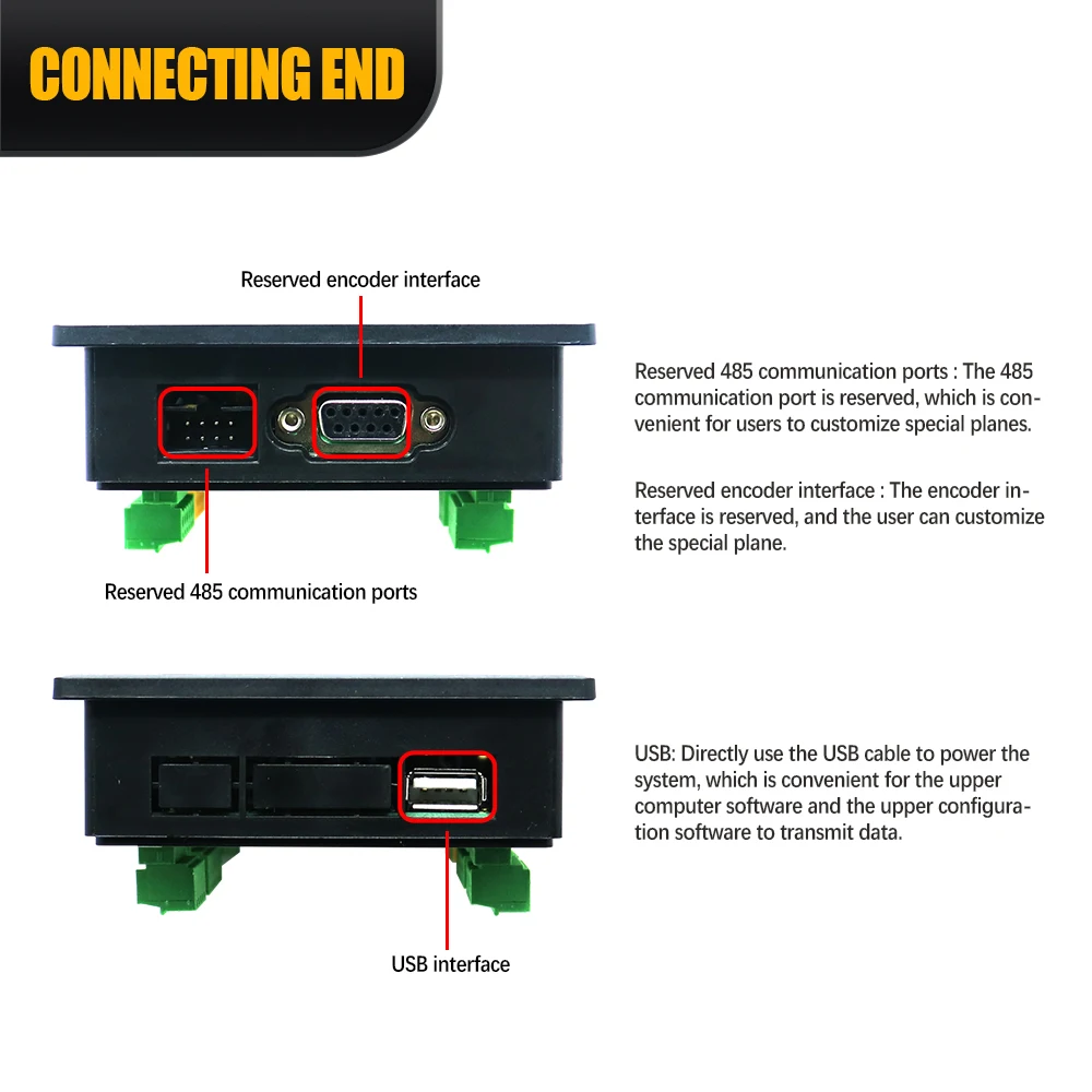 Servomotore passo-passo Controller di movimento offline programmabile 1/2/3/4 assi 150KHZ Controller CNC RS485 TC55V Router per incisione USB