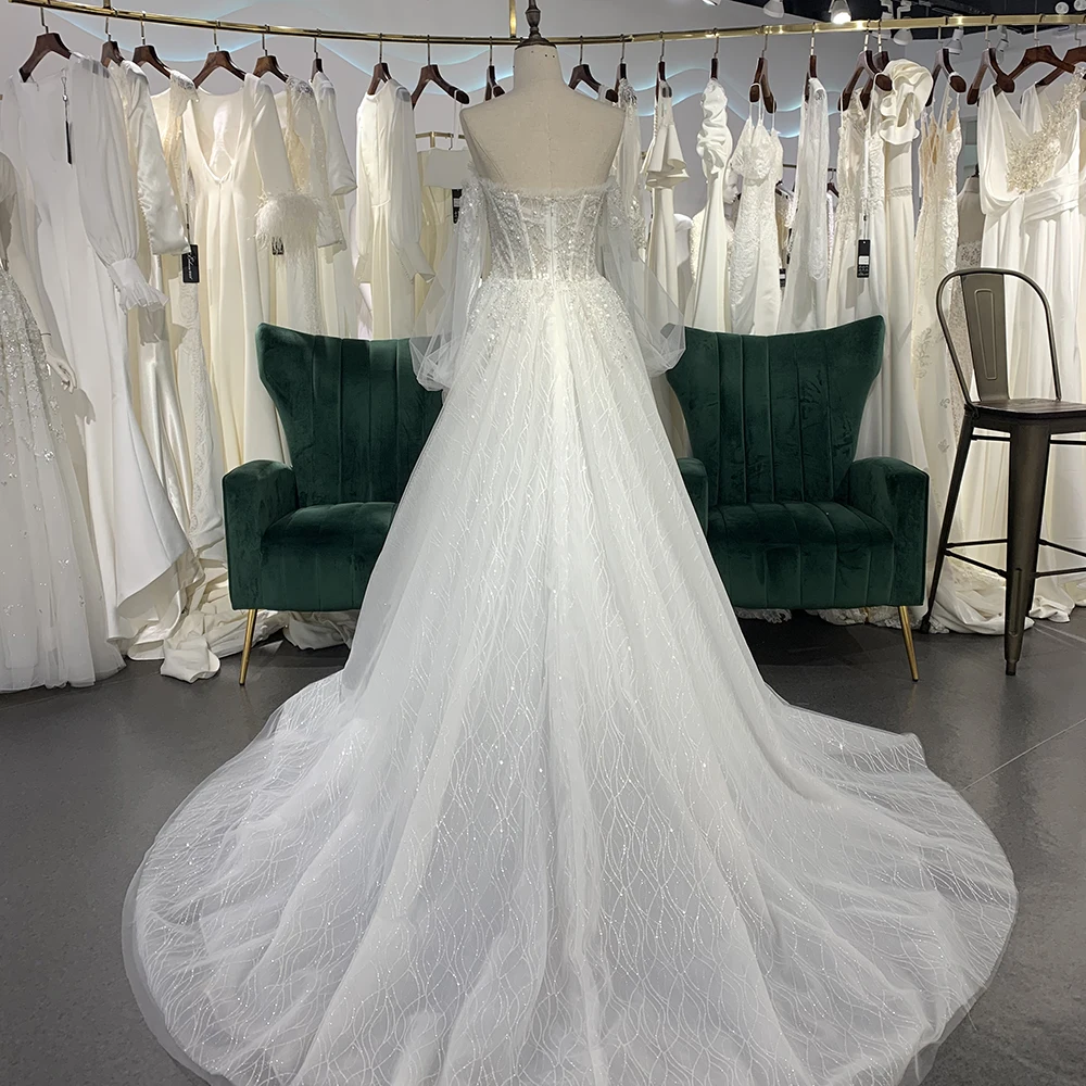 Luxus Scoop A-linie Organza Hochzeit Kleid Rock Angepasst Backless Und Zipper Braut Kleid Für Hochzeit vestidos novias boda