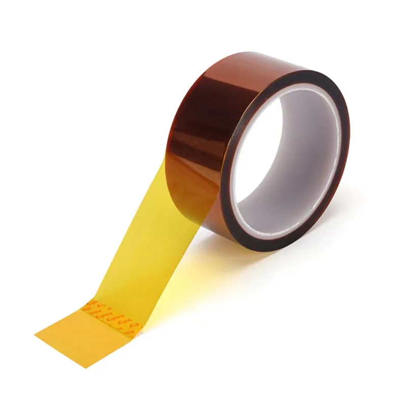 30M Long Gold Finger High Temperature Resistant Tape Polyimide Tape Multi Size Pet Anti Static Lithium Battery Insulation Tape