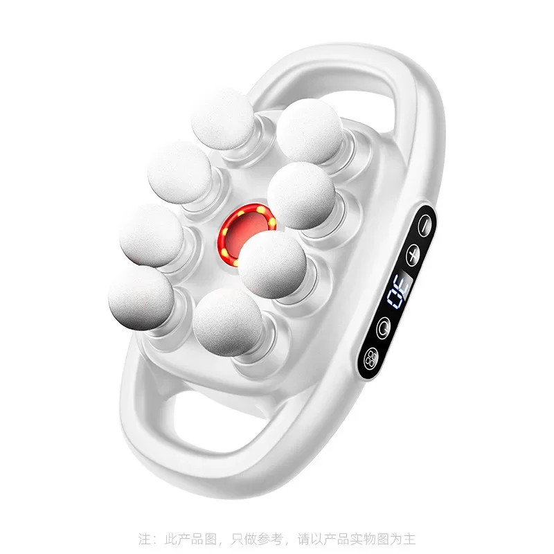 30단계 최고급 휴대용 다리 마사지건 진동기 딥 티슈 마사지건 8개 헤드 빠른 배송