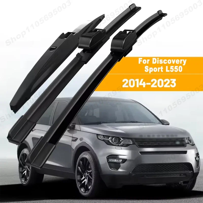 For Land Rover Discovery Sport L550 2014-2023 1set Front & Rear Windshield Wiper Blades Windscreen Wipers 2015 2016 2017 2018