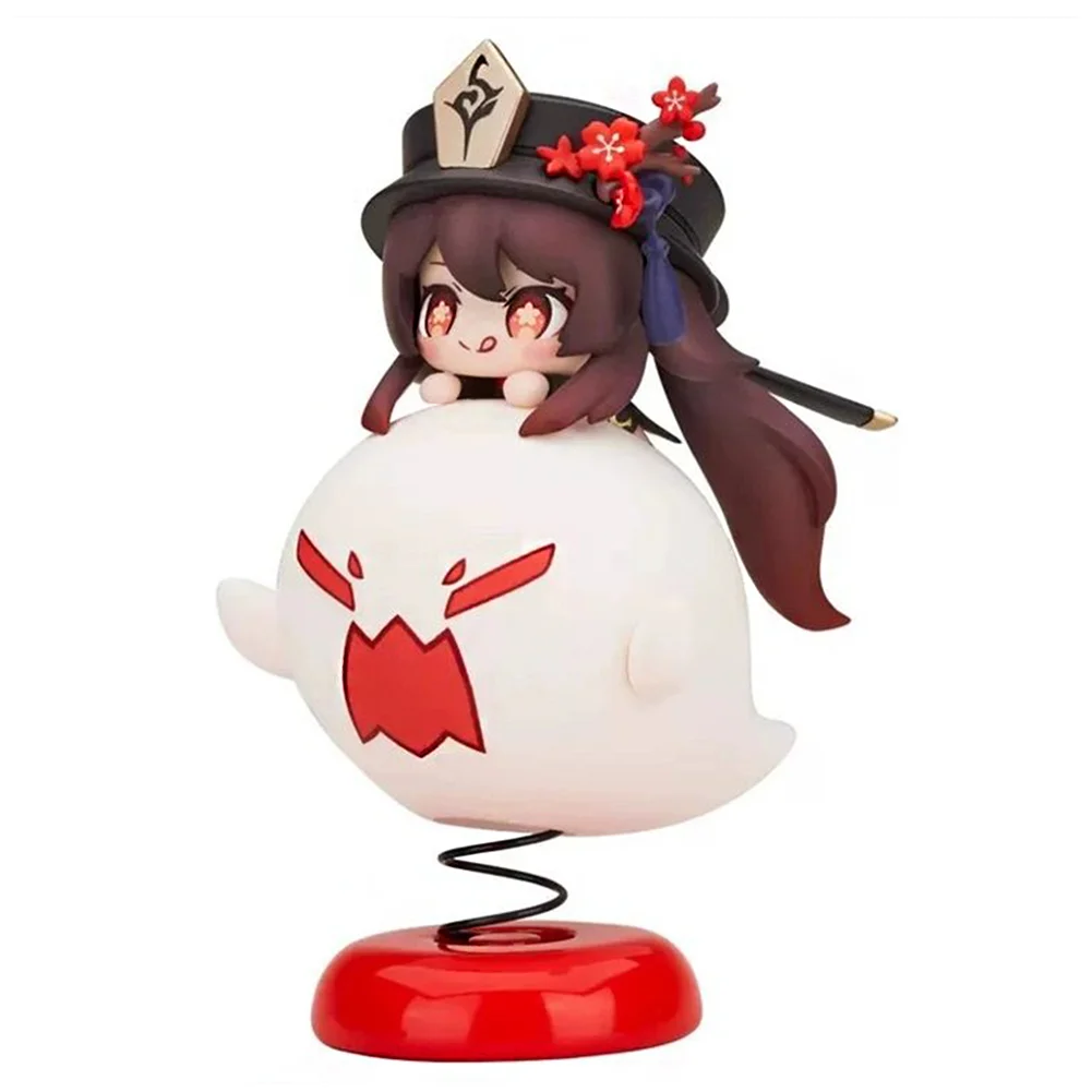 Anime gra rysunek mini wersja śliczna figurka Hutao ozdoba na biurko figurka pcv model dekoracja samochodu kolekcja prezent z kreskówki