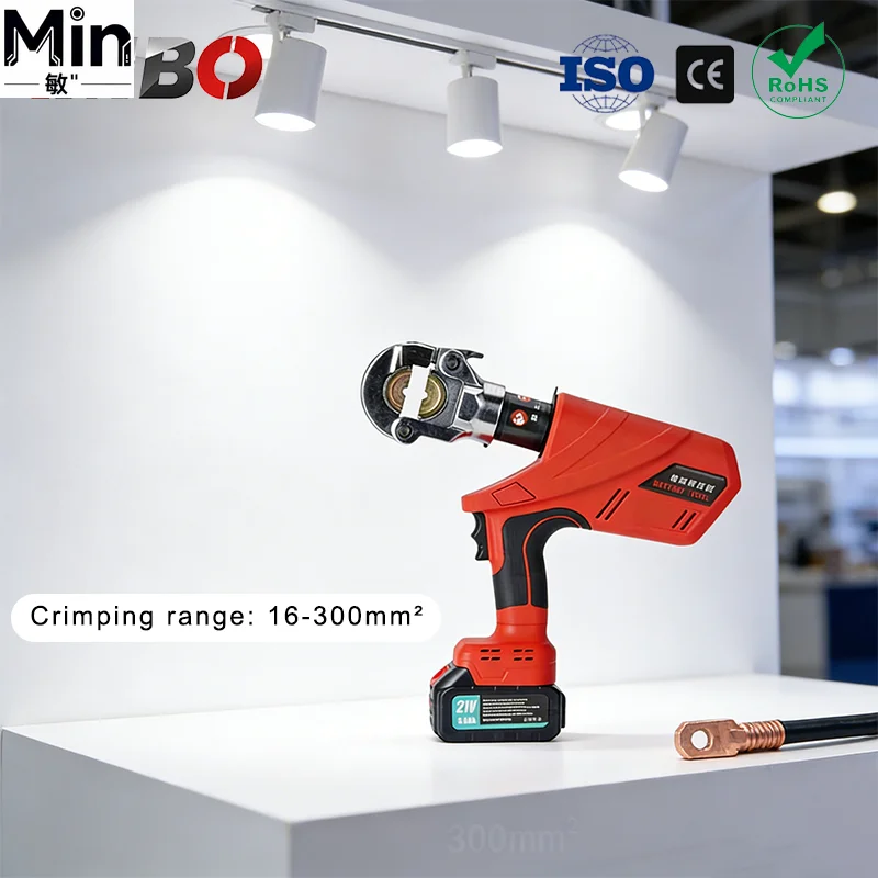 IMBO EZ400 Hydraulic Pliers for Copper Aluminum Terminal Crimping Cable Cutting Work
