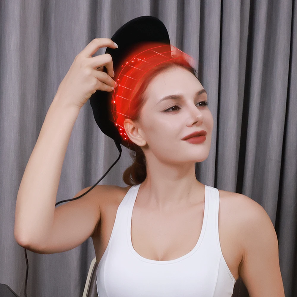 New Generation 150pcs Leds Red Light Tharapy Cap 660nm Cap Red Light Hat For Hair Growth