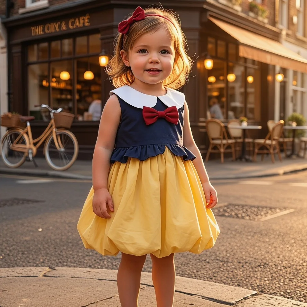 Vestido Charolais 2026 para Bebés, Vestido Elegante y Moderno para Niñas, para Cumpleaños y Primer Cumpleaños, Vestido de Verano para Bebés