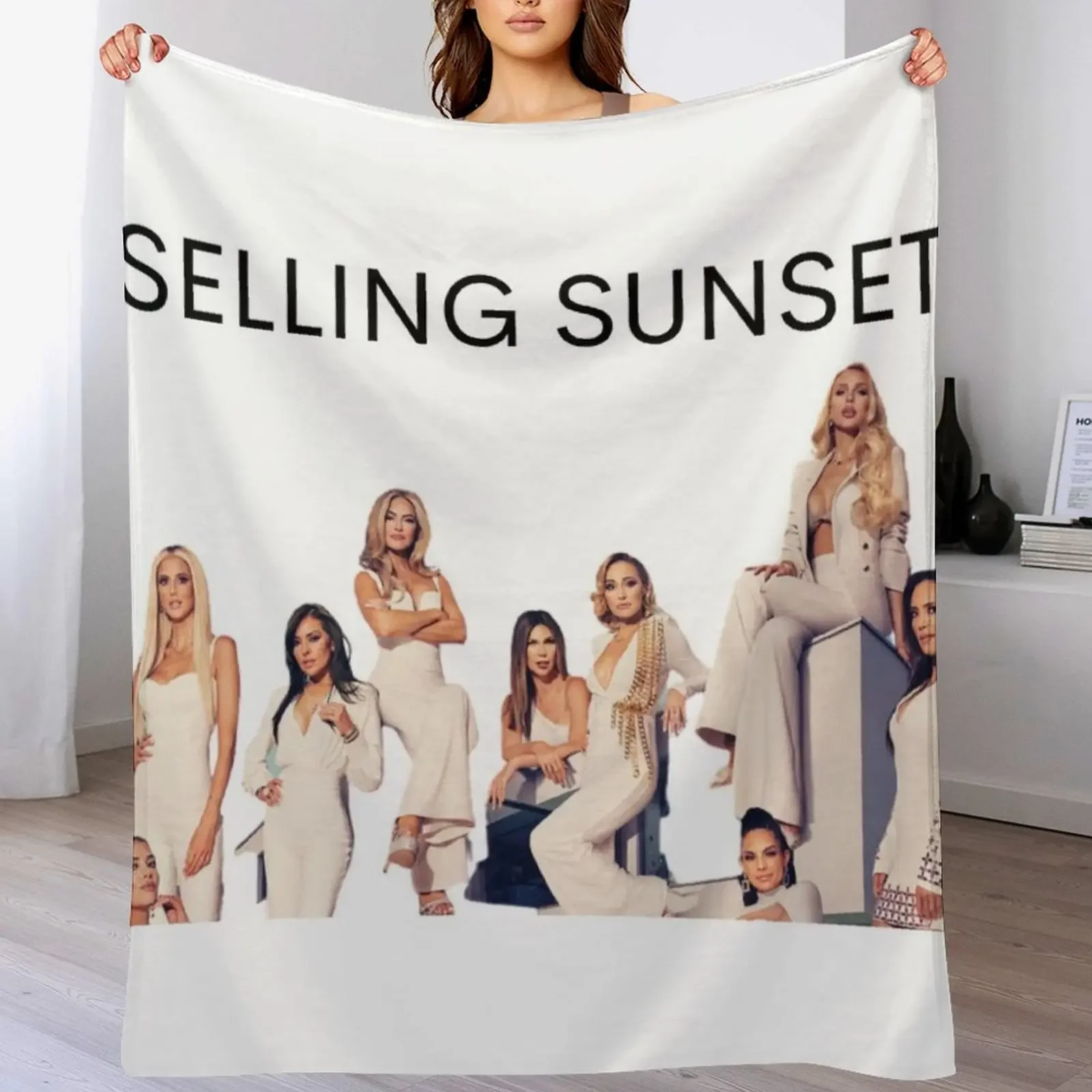 

selling sunset Throw Blanket Soft Beds Kid'S Picnic Custom Blankets