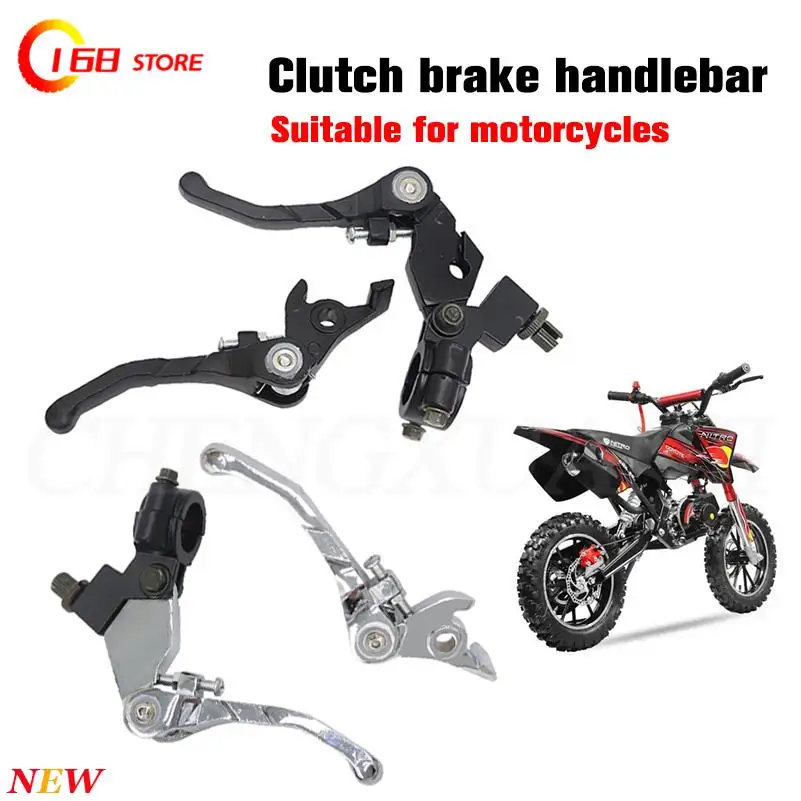 140cc 125cc 110cc Pit Dirt Bike Chrome Folding Clutch Brake Lever For 7/8