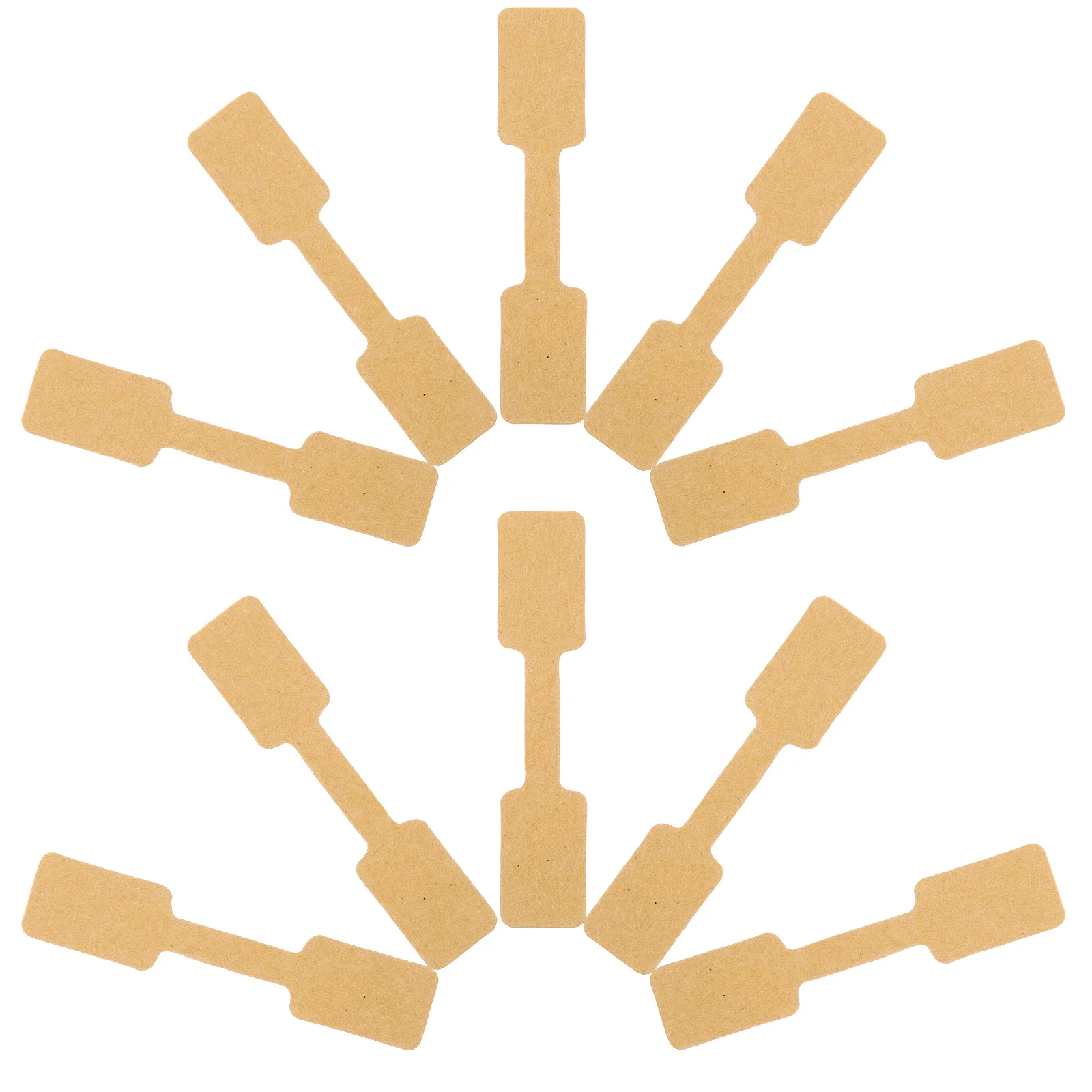 100Pcs Multi-Function Price Tags Self-Adhesive Jewelry Labels for Rings Earrings Necklaces Bracelets DIY Craft Organization