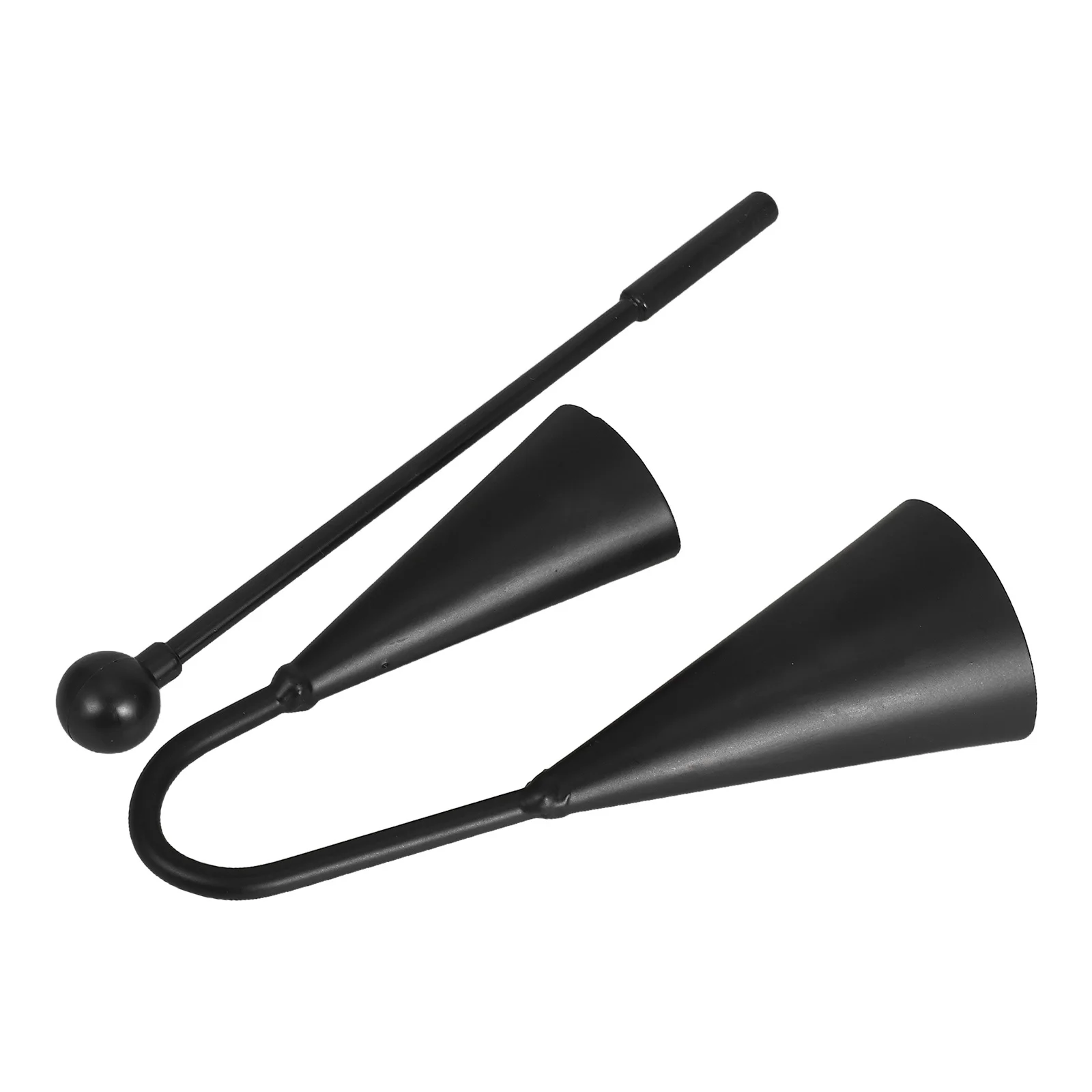 

Double-Ended Cowbell Set Traditional Handheld Latin Percussion Instrument Striker Boys Girls Orff Music Education Tool Kids