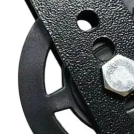 Double Row Gym Cable Pulley 4-Position Adjustable 24cm/9.5cm  Easy Install Indoor Bicycles Parts & Accessories