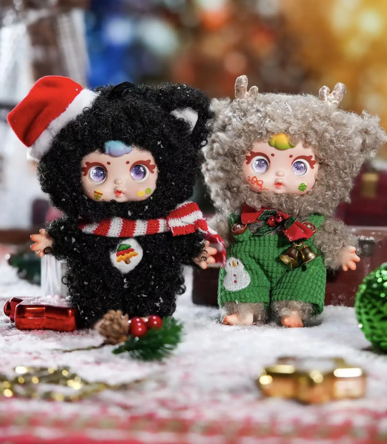 جديد مم الحليب الحلوى عيد الميلاد سلسلة الفينيل لطيف صندوق أعمى لطيف دمية العصرية لعبة حقيبة قلادة المفاتيح صندوق غامض فتاة مفاجأة هدية #5