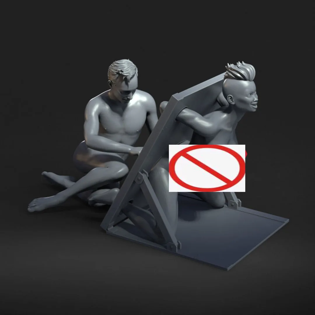 

(1/35=50mm,1/24=75mm,1/18=100mm,1/16=120mm) 3D printing, NSFW, Miniature figure resin model, Unassembled and unpainted kit model