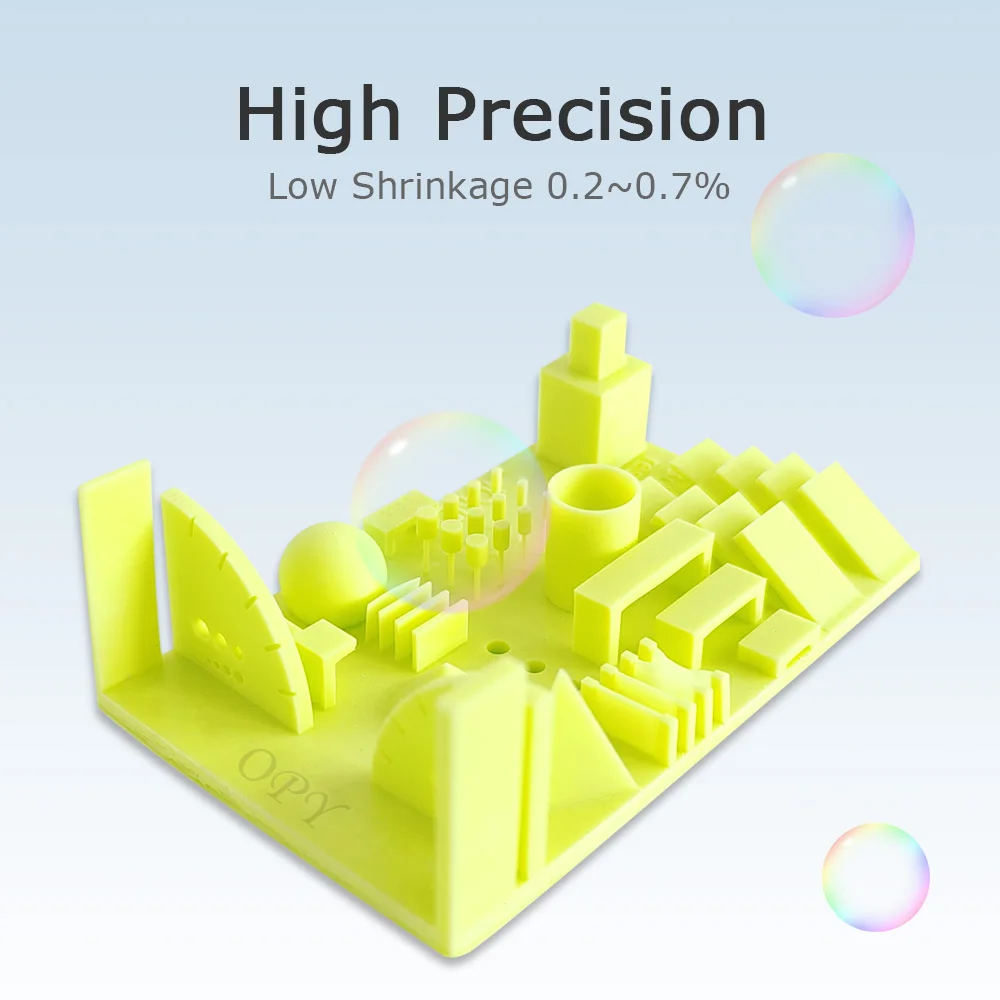 Opy 표준 리지드 UV 송진, 액체 LCD Dlp 3D 인쇄 광폴리머 재료, 화이트 블랙 그레이 클리어 베이지 UV 경화 송진, 405Nm, 1kg