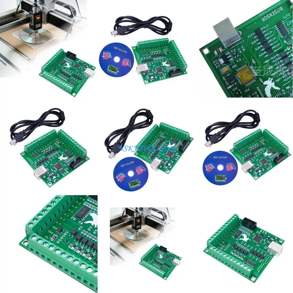 

L8RC 100Khz Output 4 Axes USB Interfaces Motion Controller Board High Accuracy Auto Homing