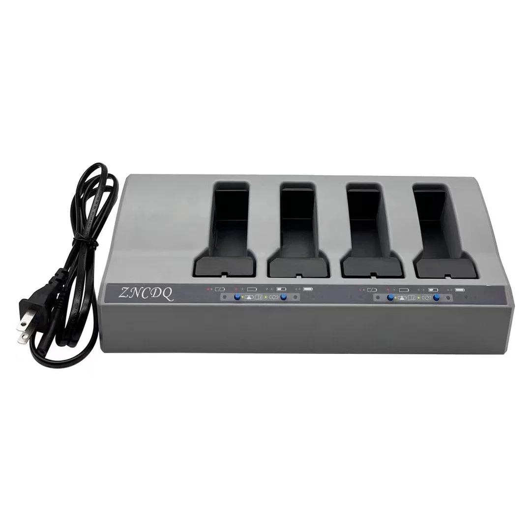 4 خليج شاحن ل تريمبل GPS S8 S6 R10 54344 76767 79400 محطة إجمالية البطارية أربعة منافذ فتحة البطارية #2