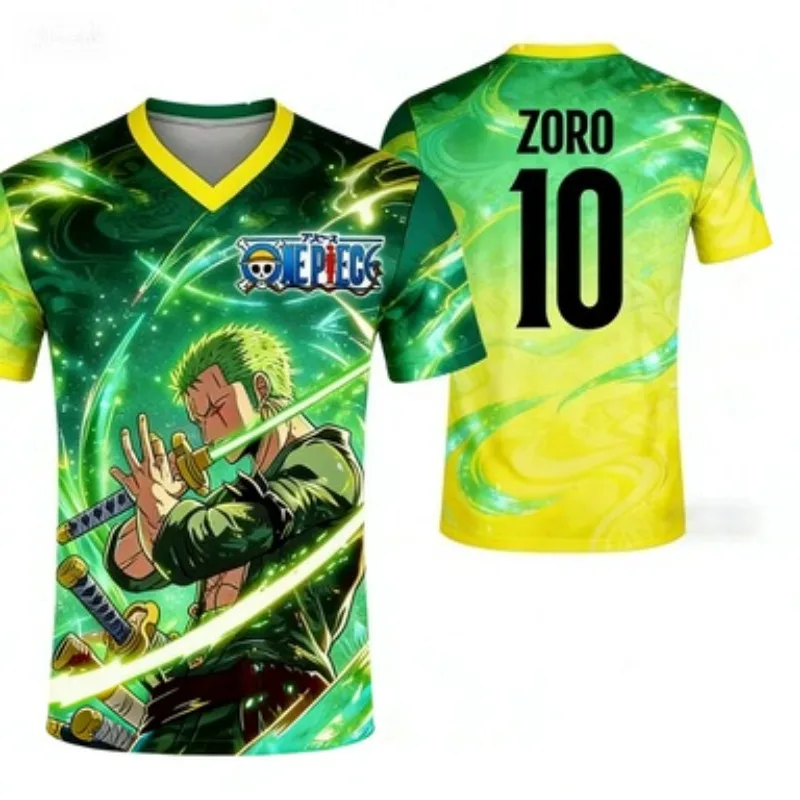 2026 Summer New Anime Football Sports Quick-Dry Short Sleeve T-Shirt for Adults and Children view 4