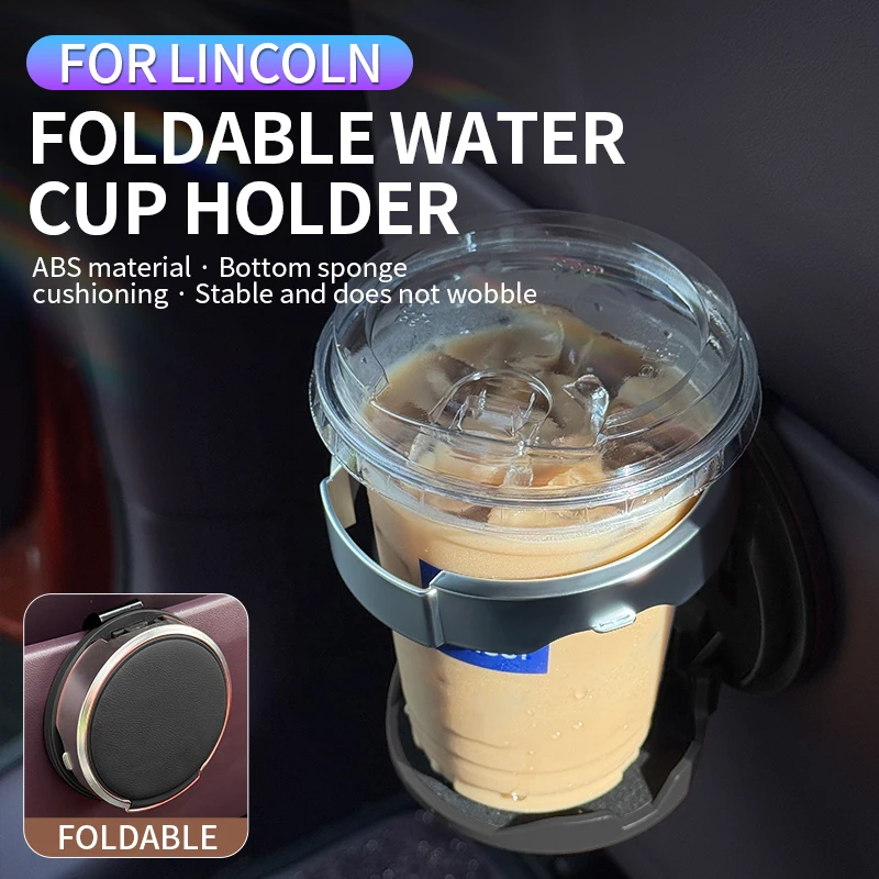 Multi-functional Car Door Clamp Cup Drink Storage Rack for Lincoln Navigator Town Car MKZ Nautilus Corsair Aviator Continental