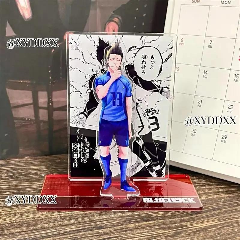 BLOCCO BLU Acrilico Stand Figura Nagi Seishiro Isagi Yoichi Anime Periferica Moda Scena squisita Acrilico Desktop Ornamento Nuovo