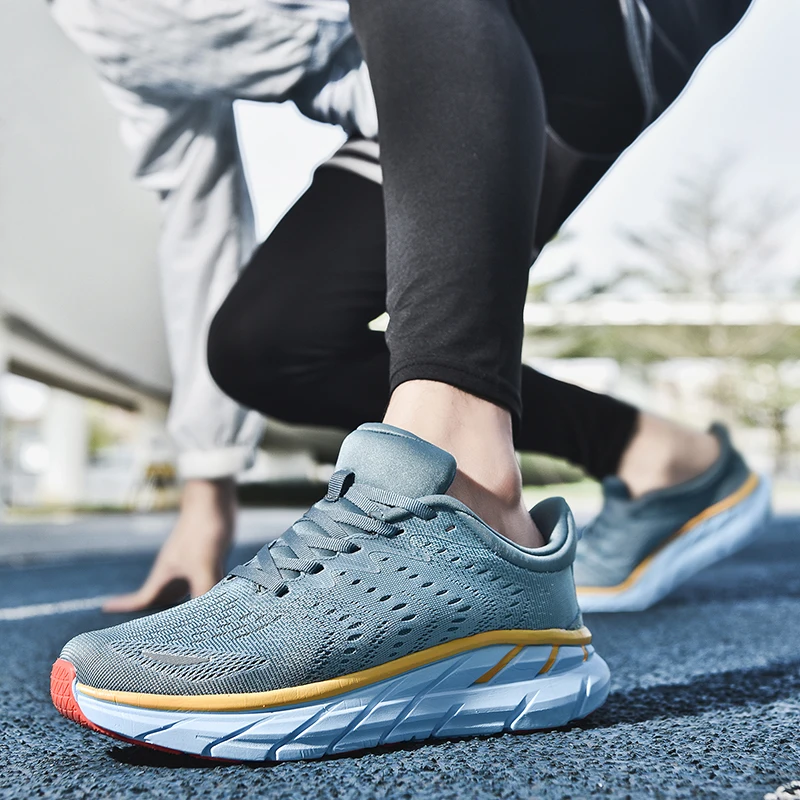 

Men'S Summer Hot Selling Fashionable Sports Shoes Breathable Mesh Outdoor Casual Shoes Lightweight Rebound Slow Running Shoes