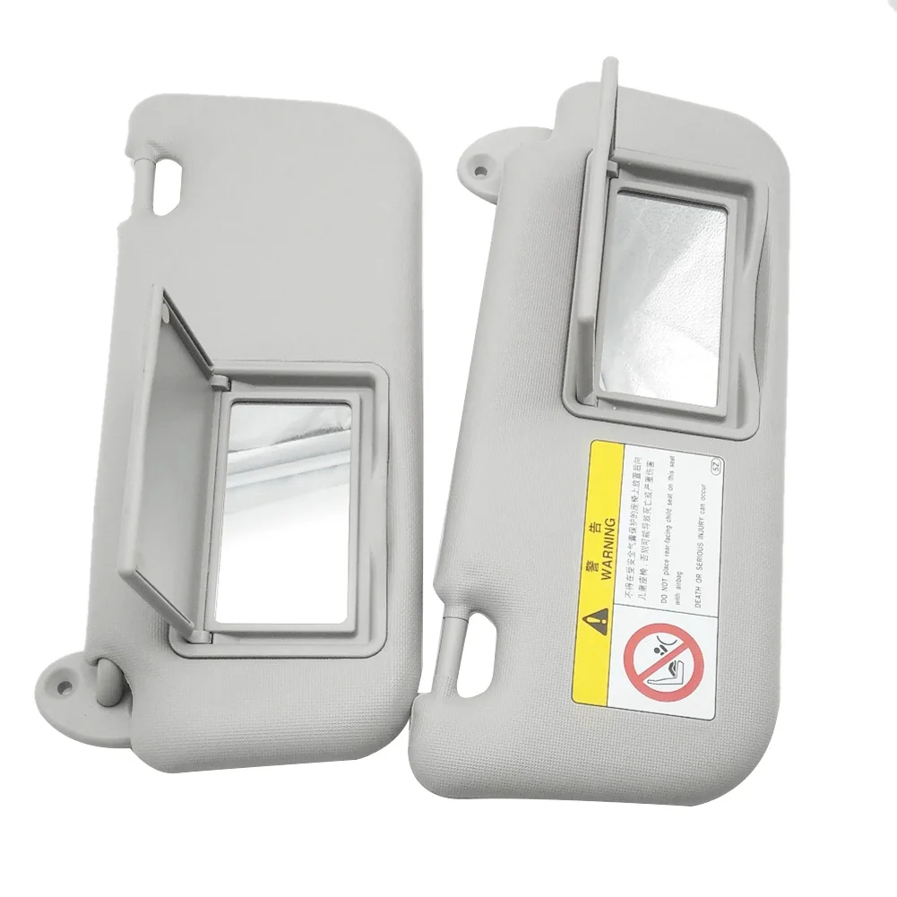 Car Sun Visor For Toyota Corolla 2014 2015 2016 2017 74320-02B21 74310-02K91 With Mirror Auto Accessories Gray Top-Rated