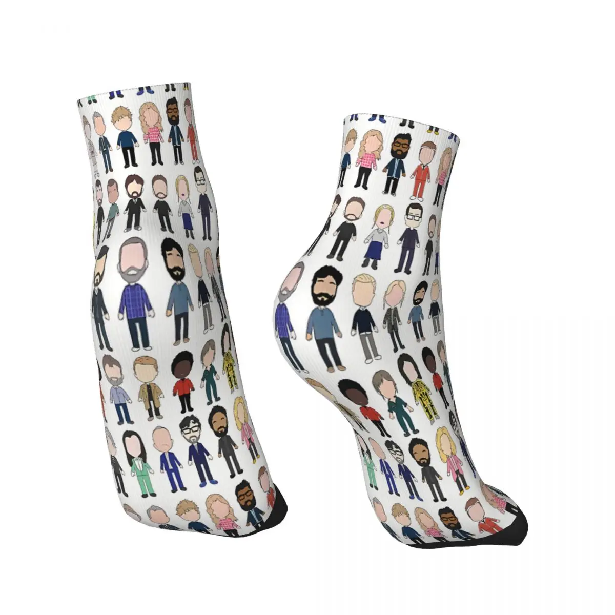 Cast Poster Taskmaster First Ten Series Ankle Socks Male Mens Women Summer Stockings Polyester