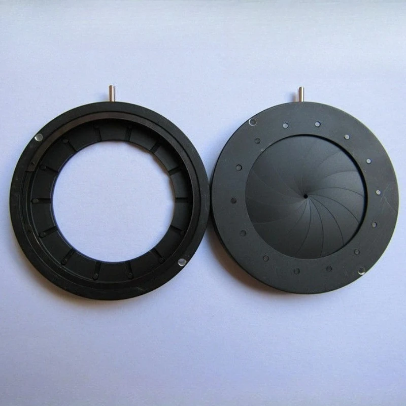 

1.5-36mm Aperture Variable Optical Iris Diaphragm Camera Laser Condenser Microscope Accessory 14 Blades Microscopio