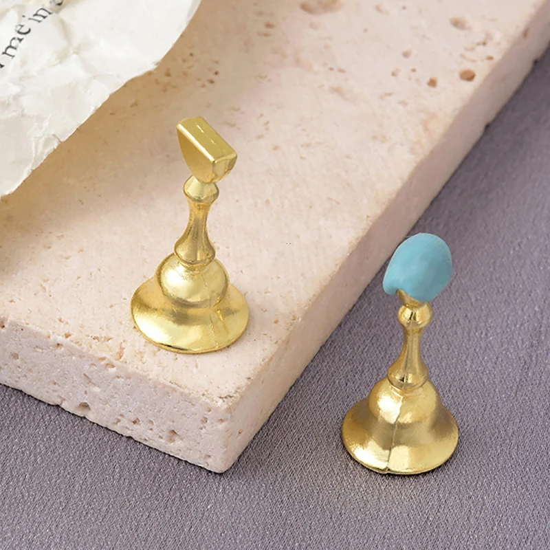 حامل ممارسة فن الأظافر من الأكريليك ، مجموعة قاعدة صف مزدوج ، ذهب ، فضي ، حامل سبيكة معدنية مغناطيسية ، أداة تجميل الأظافر ، ملحقات الأظافر ، الصالون