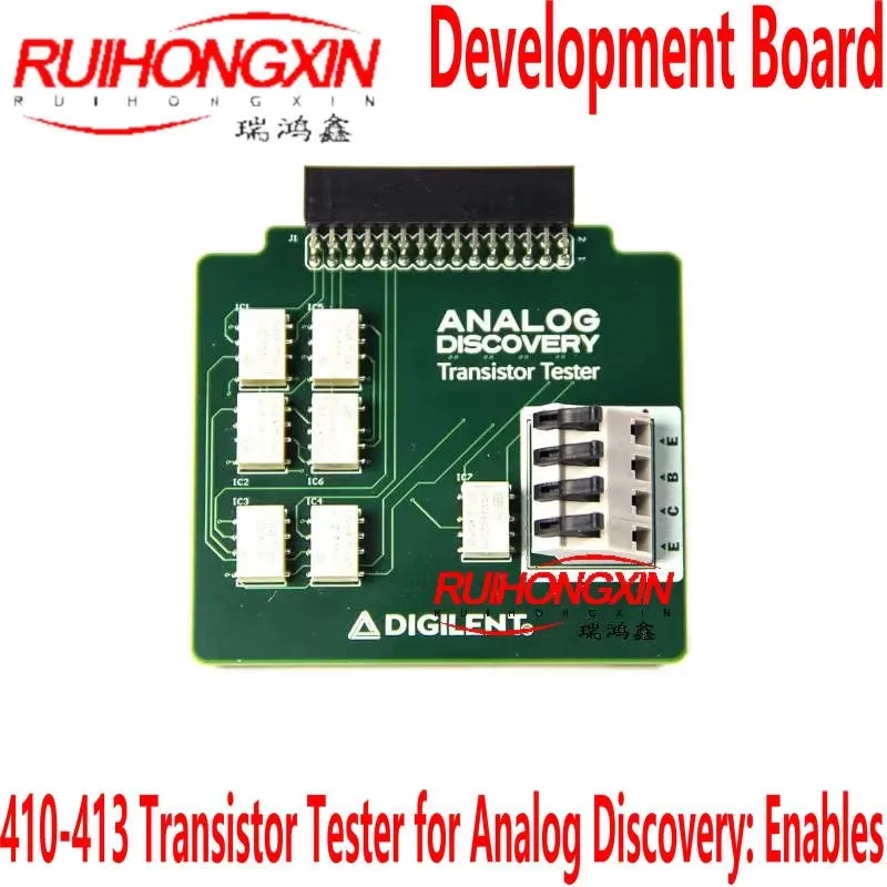 

In stock 410-413 Transistor Tester for Analog Discovery: Enables