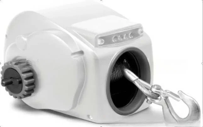 12V yacht ship electric trailer winch with wire rope up to 7.3 meters for seawater
