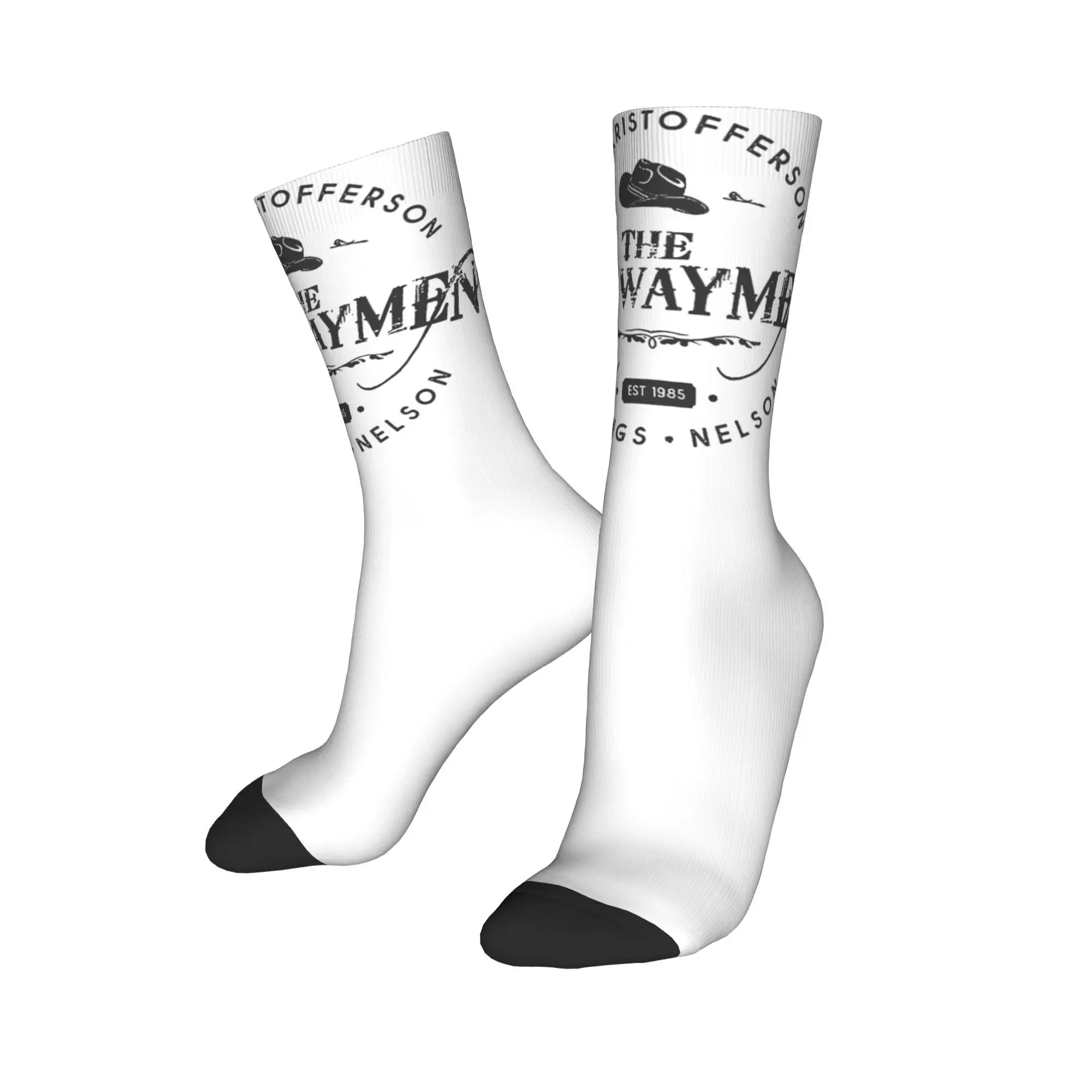 Unisex Kris Kristofferson Country Singer Socks Breathable Fun The Highway Men Socks Best Gift Idea