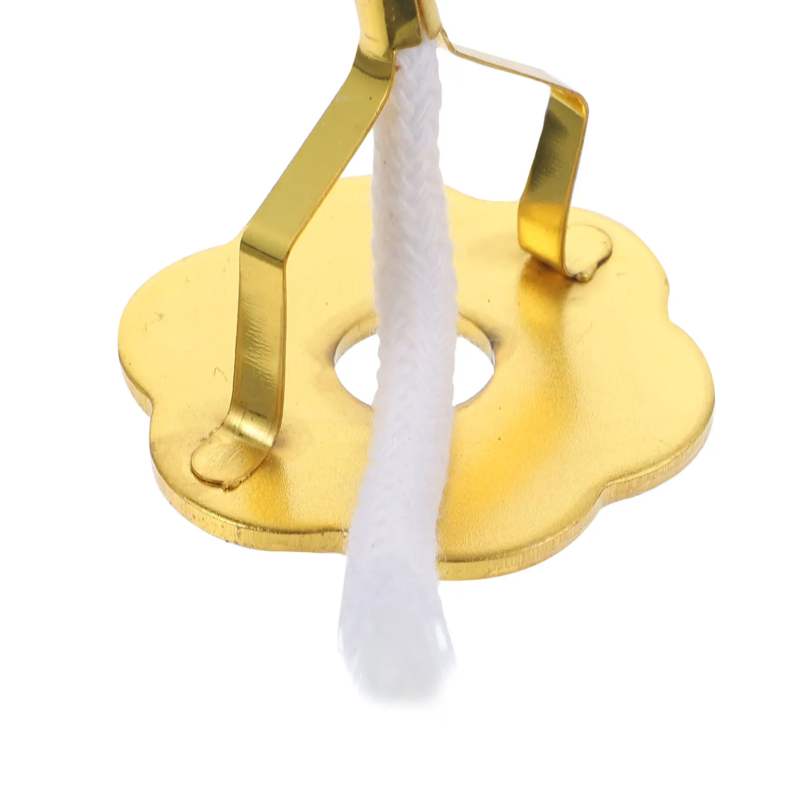 

2Pcs Premium Butter Lamp Wick Holder Smooth Texture Sturdy Home Decoration Accessories Butter Lamp Wick Holder