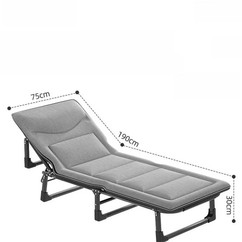 Lettino prendisole con supporto pesante Lettino prendisole dal design ad alta capacità in acciaio Mobili da esterno resistenti e durevoli Letto Pieghevole XY40ZDC
