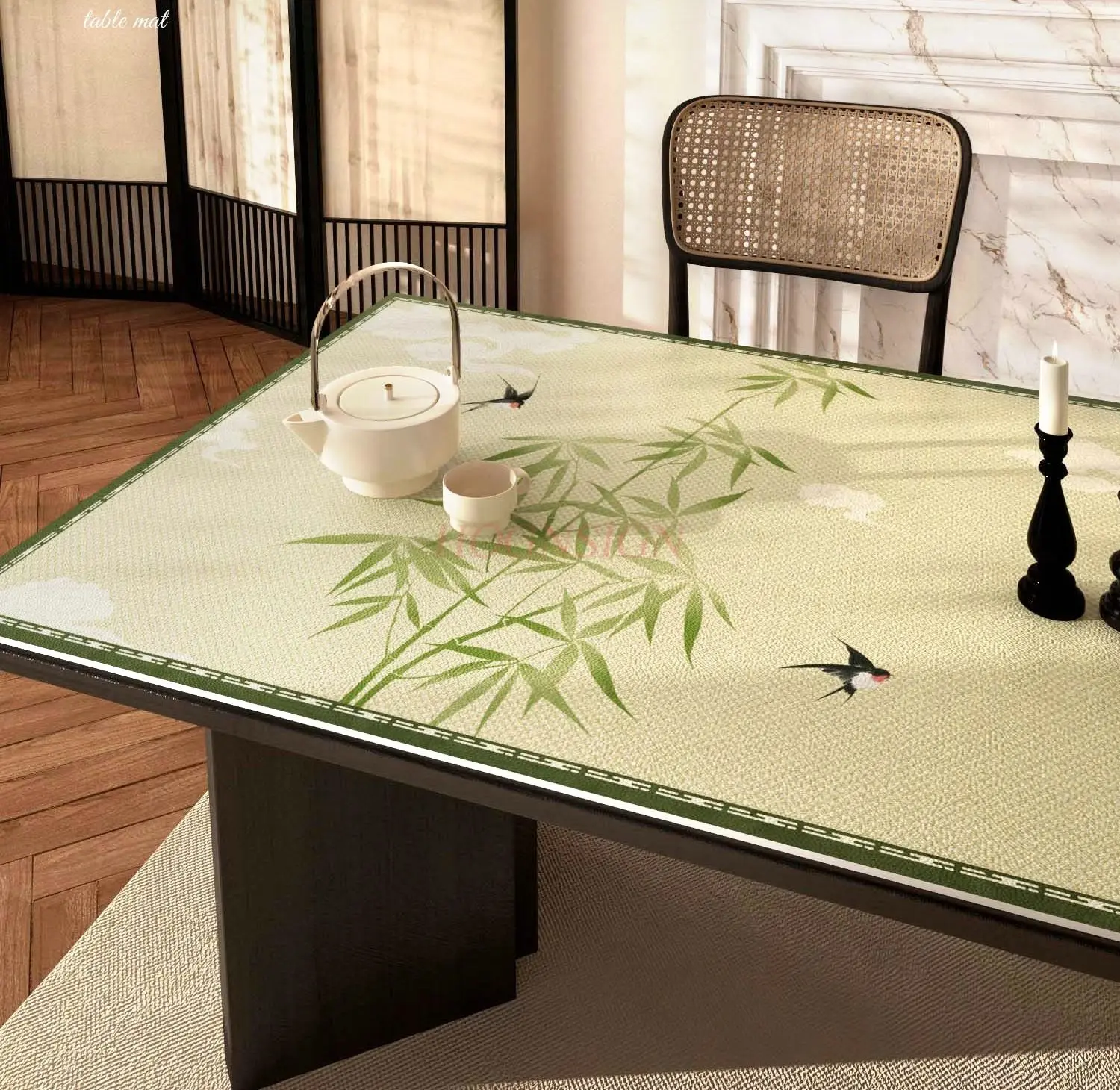 1-pz-nuovo-tappetino-da-tavolo-da-pranzo-in-bambu-in-stile-cinese-tappetino-da-scrivania-verde-in-stile-cinese-tovaglia-impermeabile-e-resistente-all'olio-tappetino-da-te