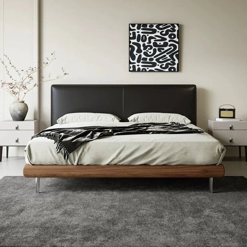 Nordic elegante camas de casal luxo madeira moderna casamento rainha quarto bedframes camas rainha en oferta móveis do quarto