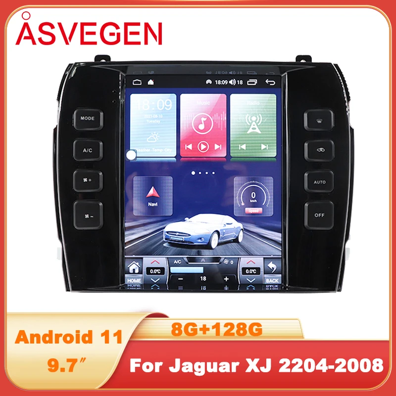 

9.7" Android 11 Car Radio For Jaguar XJ 2004-2008 Multimedia Players NAVI Auto Stereo Video GPS CarPlay Headunit Screen