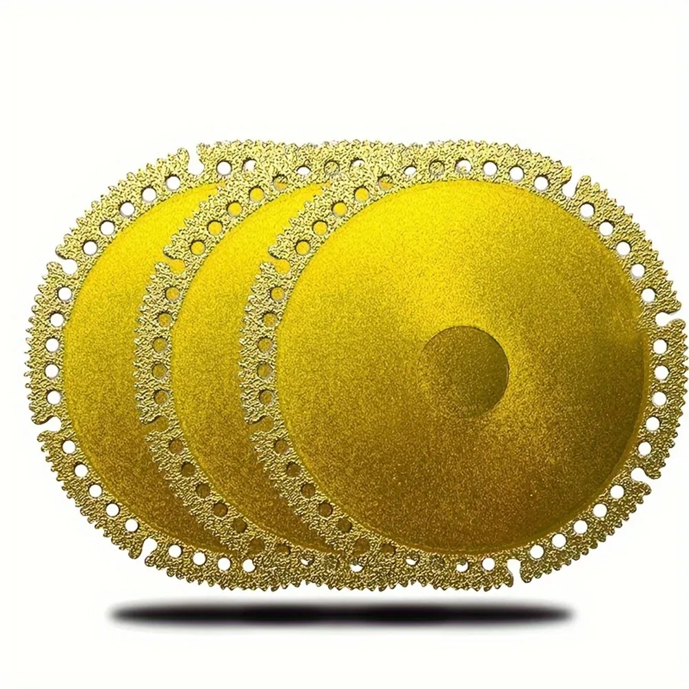 Juego de hojas de sierra de diamante para metal, acero inoxidable y hierro - Discos de corte resistentes a la oxidación con 100 mm de diámetro