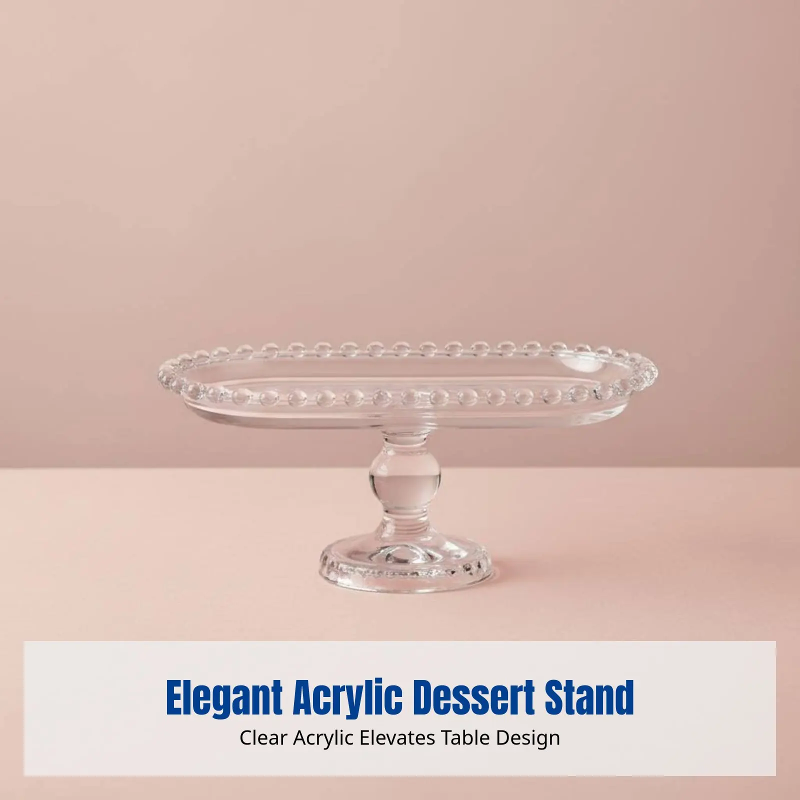 

Acrylic Dessert Table Stand, Transparent Multi-Tier Display Rack, Elegant Party Decor