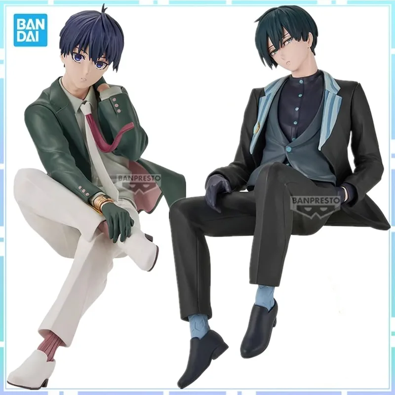 

Bandai Original BANPRESTO Anime BLUE LOCK Isagi Yoichi Rin Itoshi PVC Action Figure Collectible Model Toy Gifts