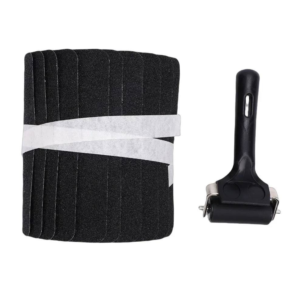 15Pcs Wear-Resistant Non Slip Stair Tapes Abrasive Friction 1 Roller Adhesive Stair Tread Pads Anti Slip Traction Tape
