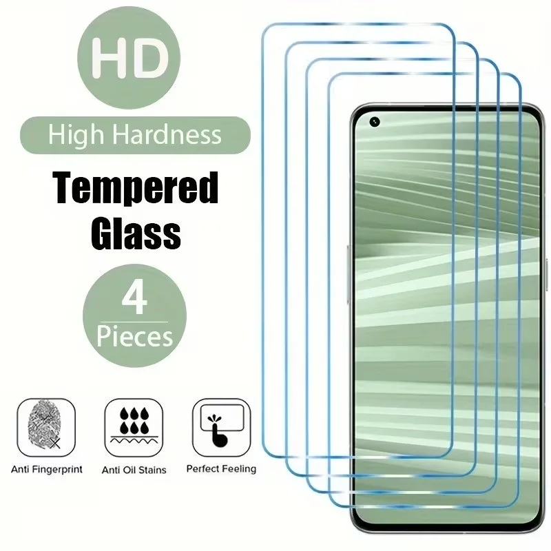 4Pcs Screen Protector For Realme Neo7 Realme Note 60X 60 50 70 70T Tempered Glass Film