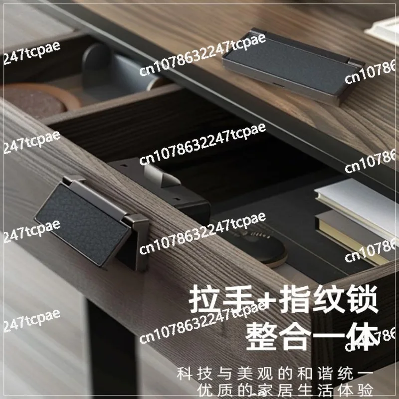 

Drawer fingerprint lock Locker Smart electronic desk File cabinet Handle shoe cabinet Anti-theft cabinet Password lock