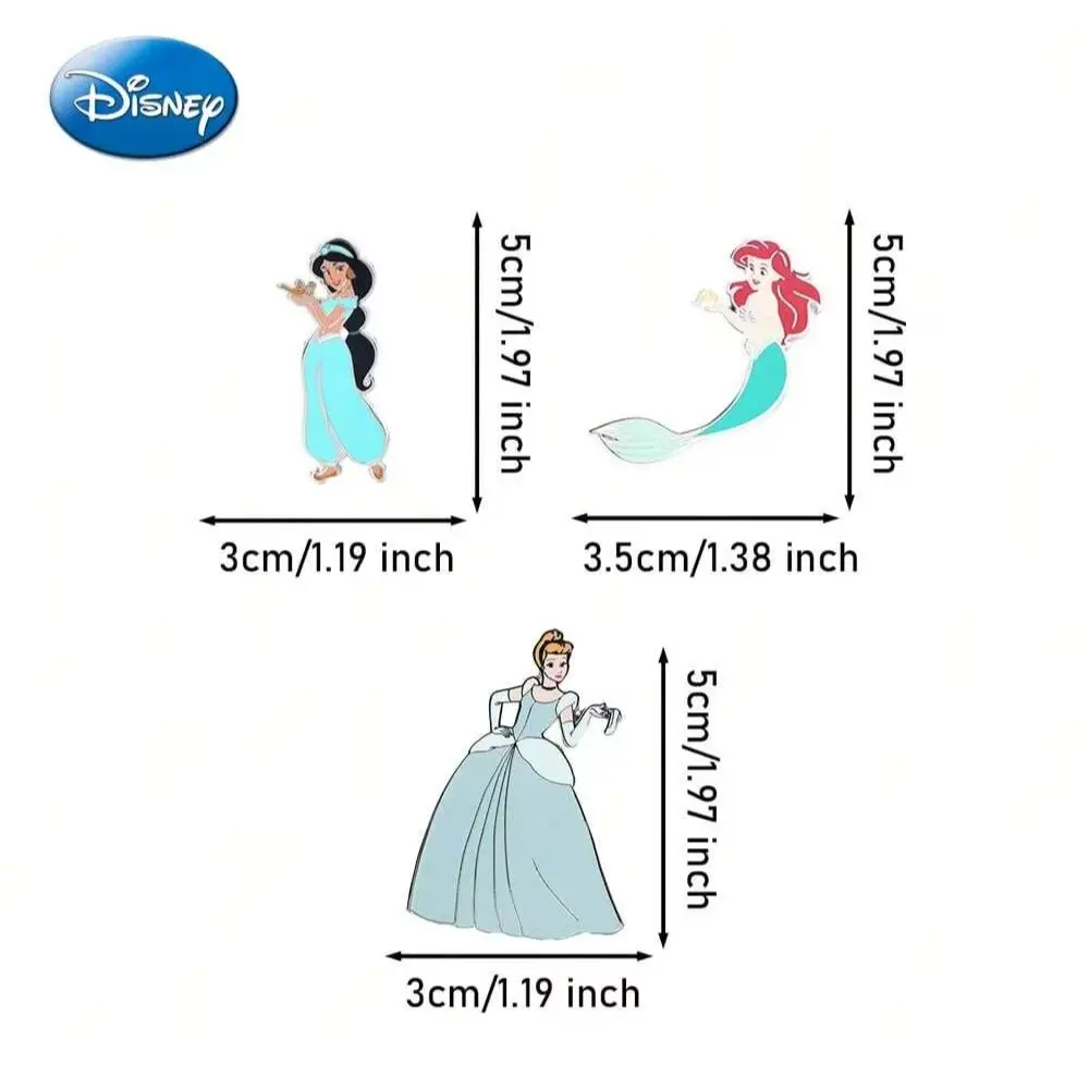 1 Stück offiziell lizenzierte Disney-Sammlerbrosche aus Emaille mit Prinzessinnen-Motiv, exquisites, süßes kleines Geschenk, modisches Accessoire – Detail 3