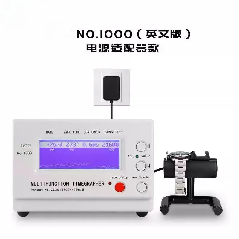English edition Mechanical Tester Chronograph Timegrapher Repair Maintenance Tool
